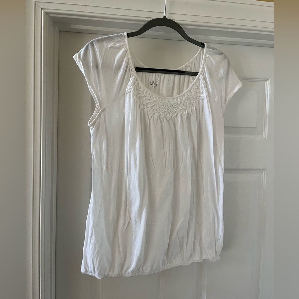 Loft White Blouse